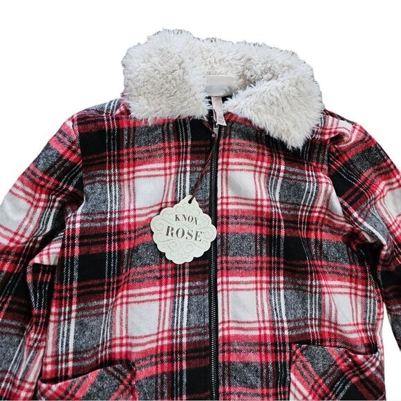 Women's KNOX ROSE Zip Front Sherpa Jacket XS - Picture 4 of 4